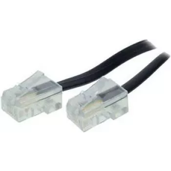 Telefono kabelis ShiverPeaks BS70095-8/4 15 m Juodas