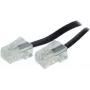 Telefono kabelis ShiverPeaks BS70095-8/4 15 m Juodas