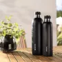 BRITA karbonizavimo butelis 650 ml, nerūdijantis plienas, juodas, tinkamas plauti indaplovėje