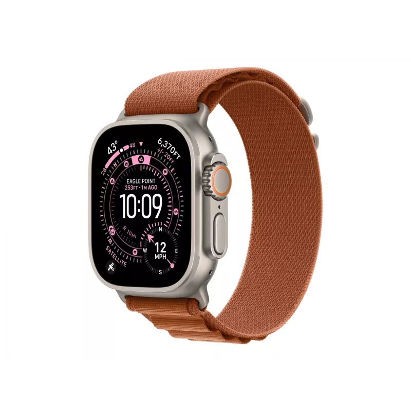 Apple MFTD4ZM/A Alpių kilpa laikrodžio dirželis rudas titanas poliesteris spandeksas