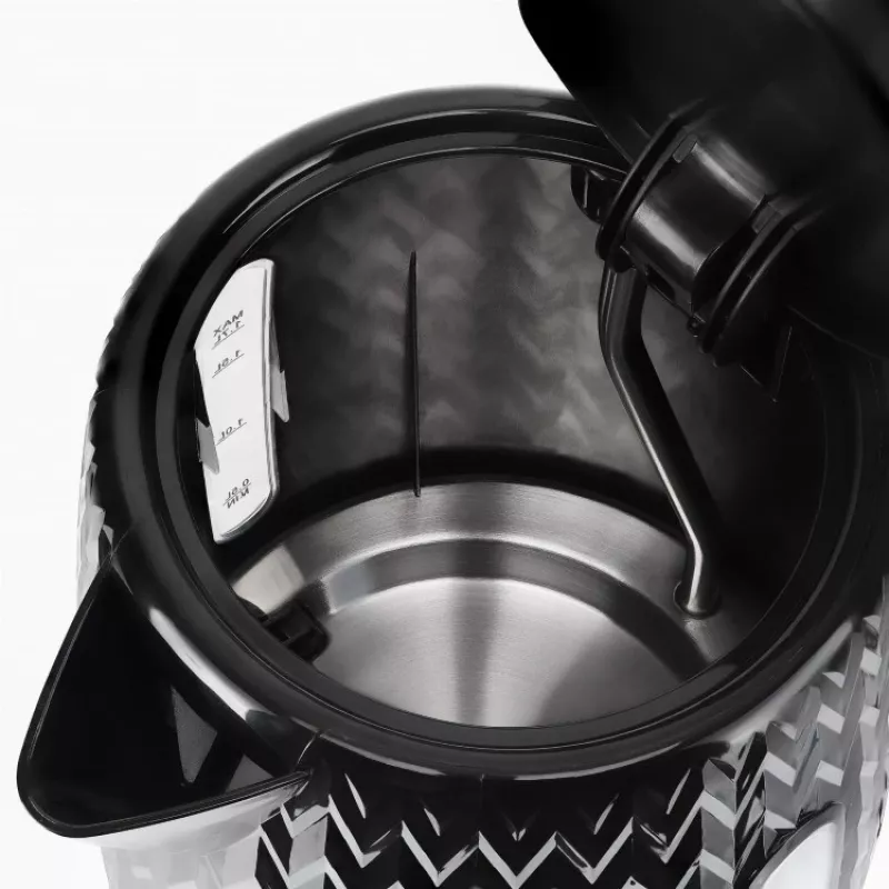 NELO virdulys, talpa 1,7 l, galia 2000 W, juodas