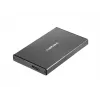 NATEC RHINO GO korpusas USB 3.0 2,5'' SATA HDD/SSD, juodas aliuminis