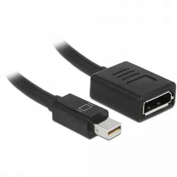 Laidas DisplayPort DeLOCK 65554 Mini DisplayPort 0,21 m Juodas