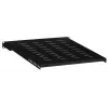 Rack lentyna LANBERG AK-1005-B — 1U 19 colių fiksuota lentyna, 500 mm gylis, 482,6×45 mm, juoda, 25 kg talpa