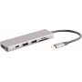 S/CONN 14-05027 Laikrodinė stotelė nešiojamam kompiuteriui, USB 3.2 Gen 1 Type-C, pilka