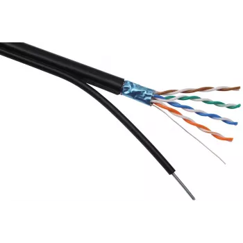 Tinklo kabelis Solarix SXKD-5E-FTP-PE-SAM RJ45 CAT5E 305 m juodas