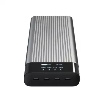 HYPER HJ245B 27000 mAh sidabrinė Power Bank