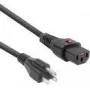 ACT maitinimo laidas USA kištukas - C13 IEC Lock juodas 2 m PC1063 120V 10A