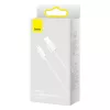 Baseus Dynamic laidas USB į Lightning, 2.4A, 2m (Baltas)