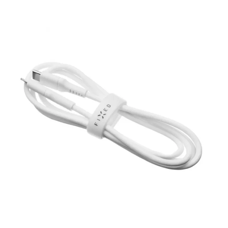 Laidas USB-C į USB-C fiksuotas FIXED FIXDLS-CC2-WH, 2 m, 60 W