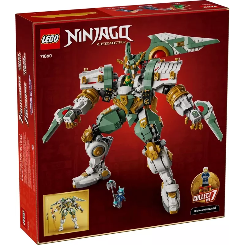 LEGO NINJAGO 71860 Lloyd's Titan Mech – 15-mečio leidimas