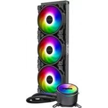 PCCOOLER GI-CX360 360 mm radiatoriaus AIO skysčio aušintuvas CPU, 2000 RPM siurblys/ventiliatoriai