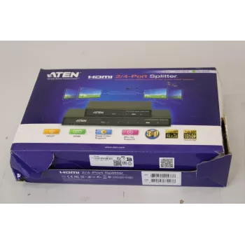 HDMI skirstytuvas Incase 4 prievadų HDMI skirstytuvas Aten VS184A 4K – 4 išėjimai, 4K palaikymas