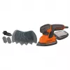 Juostinis šlifuoklis Black & Decker KA2500K-QS, 120 W, 2 mm orbita, 135×95 mm lakštas, 230 V, 2 m laidas