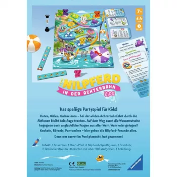 Das Nilpferd in der Achterbahn Kids, vakarėlių žaidimas