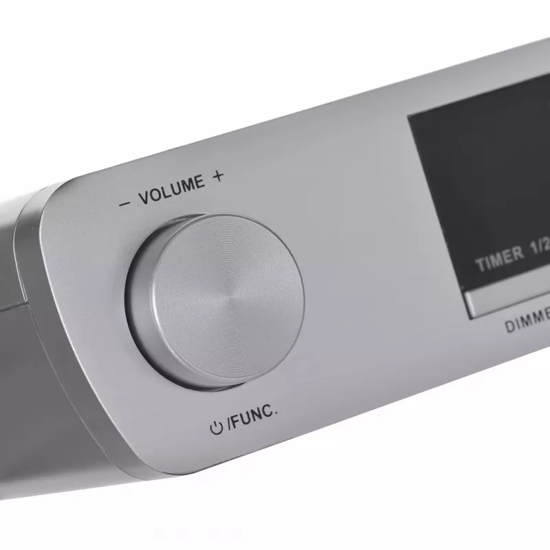 Virtuvinis radijas BLAUPUNKT KR14BT su Bluetooth, FM, LED ekranu, 2x0,8W, maitinimas tinklu/baterijomis, pilka