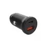 Automobilinis kroviklis FIXED FIXCC20N-CU-BK — USB-C ir USB-A prievadai, 20W galia, kompaktiškas
