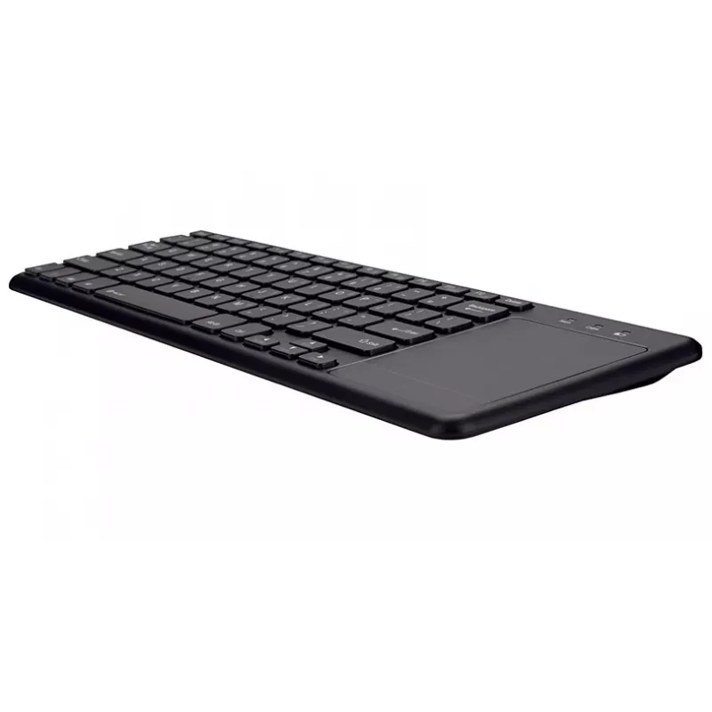 Belaidė RF klaviatūra TRACER TRAKLA46367 – Pilno dydžio, membraninė, su touchpad, 2.4 GHz, juoda