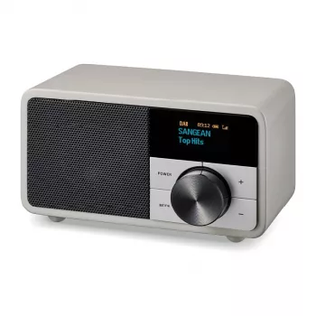 Stalinis radijo imtuvas Sangean DDR-7 Glacier Silver su skaitmeniniu derintuvu ir Bluetooth