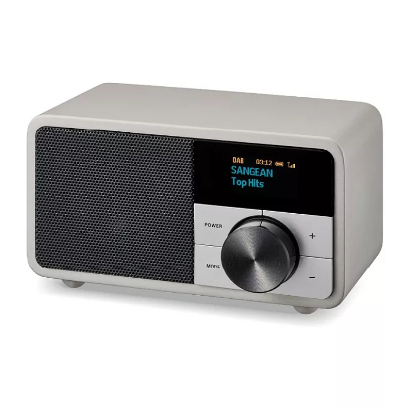 Stalinis radijo imtuvas Sangean DDR-7 Glacier Silver su skaitmeniniu derintuvu ir Bluetooth