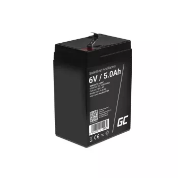 Green Cell AGM11 6 V 5 Ah sandarus švino-rūgšties (VRLA) AGM akumuliatorius, 70×100×47 mm, 0,78 kg