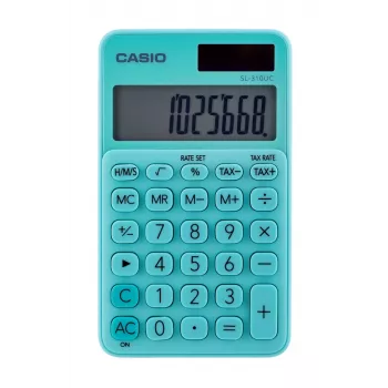 Kišeninis skaičiuotuvas Casio SL-310UC-GN žalias