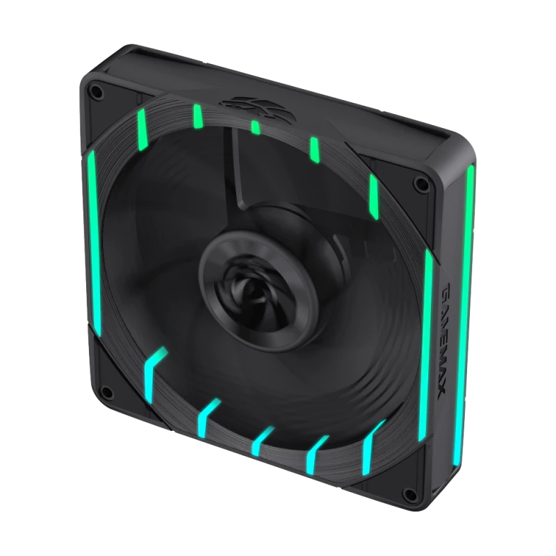 GAMEMAX TORNADO T12 ARGB-R 120mm korpuso ventiliatorius - juodas