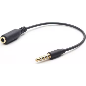 Garso adapterio laidas Gembird CCA-419 0,18 m 3,5 mm juodas