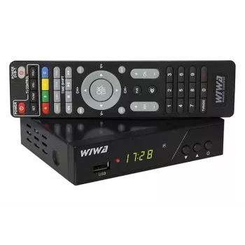 Antžeminis skaitmeninis TV imtuvas WIWA H.265 PRO DVB-T/DVB-T2 — Full HD, H.265, HDMI, SCART, USB, įrašymas