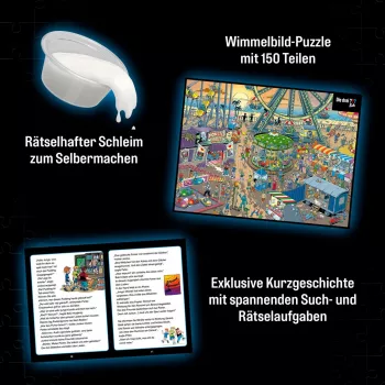 detective-Puzzle Die drei Kids: Vorsicht Glibberfalle (150 dalių)