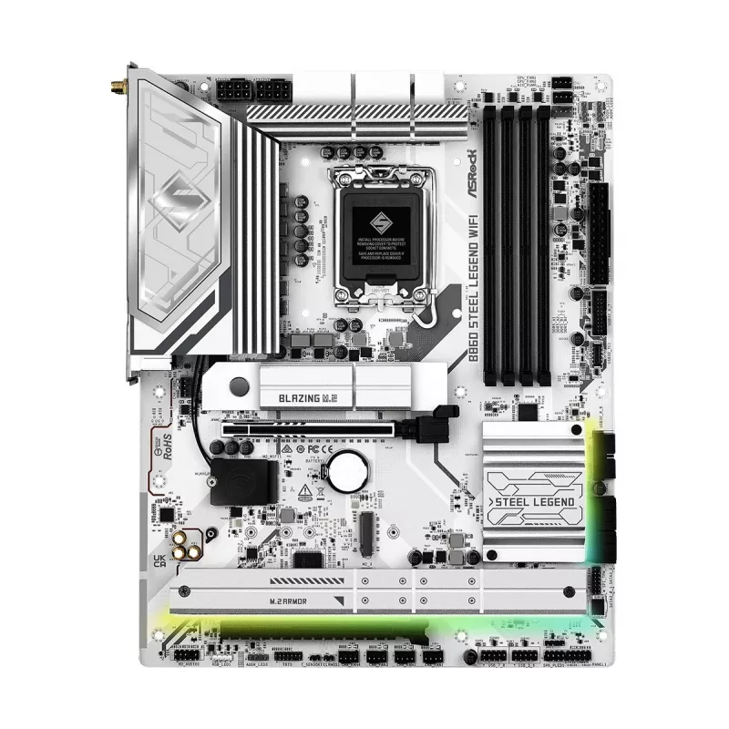 ASRock B860 Steel Legend WiFi ATX pagrindinė plokštė