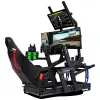 Next Level Racing GTElite tiesioginis viršutinis monitoriaus laikiklis iki 32 colių juodas