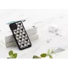 Dėklas telefonui iKins iPhone 11 Pro — juodas piramidės raštas