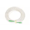 Patchcord Extralink SC/APC–SC/APC vienmodis G.657.A2 3 mm Simpleksas LSOH 10 m, baltas