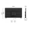 139,0 cm / 55 coli (3840x2160) JAPANNEXT JN-IPS550UHD60F 16:9 IPS 60Hz HDMI USB WLAN Garsiakalbiai Juoda