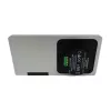 Dvigubo valdymo skydelis Shelly Wall Display X2 WiFi/BLU (sidabrinis) + BLU H&T
