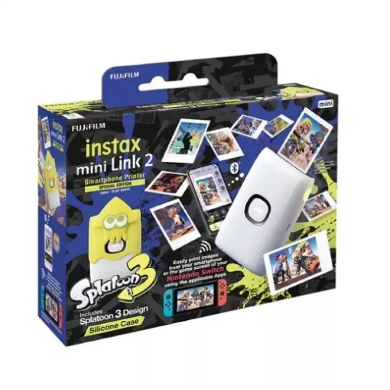 Spausdintuvas Fujifilm Instax Mini Link 2 Special Edition Nintendo, terminis, Clay White