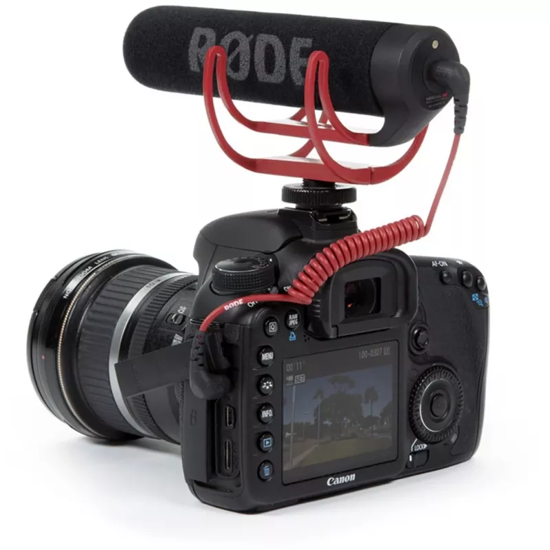 Rode VideoMic GO mikrofonas juodas/raudonas