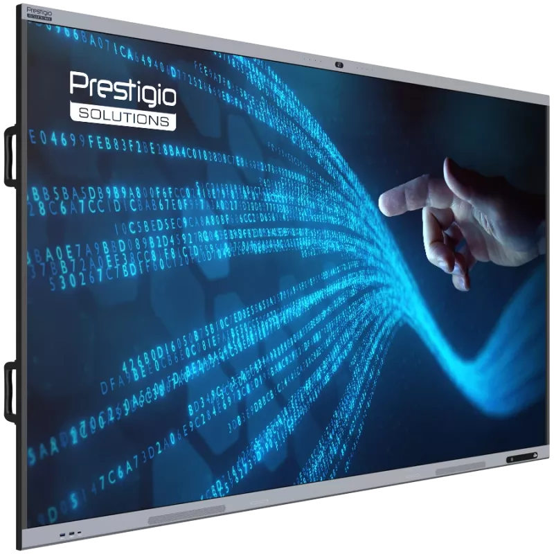 Interaktyvi daugialypė lenta Prestigio Multiboard 65 inch Light+ Gen 2 — Android 13, Google EDLA, AI kamera, 16 GB RAM / 128 GB atminties