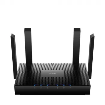 Cudy WR3000 belaidis maršrutizatorius Gigabit Ethernet dviejų juostų (2,4 GHz / 5 GHz) Juodas
