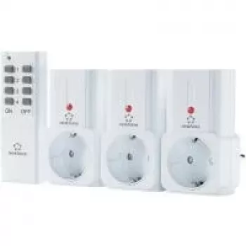 Belaidis jungiklių rinkinys Renkforce 4 vnt., maks. atstumas 30 m, modelis 1208454
