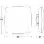 Prisėdimo detektorius Steinel True Presence UP KNX 056339 IP54 360° aptikimas