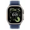 Išmanusis laikrodis Apple Watch Ultra 3 GPS + Cellular 49mm Titano natūralus korpusas Mėlyna juosta M/L