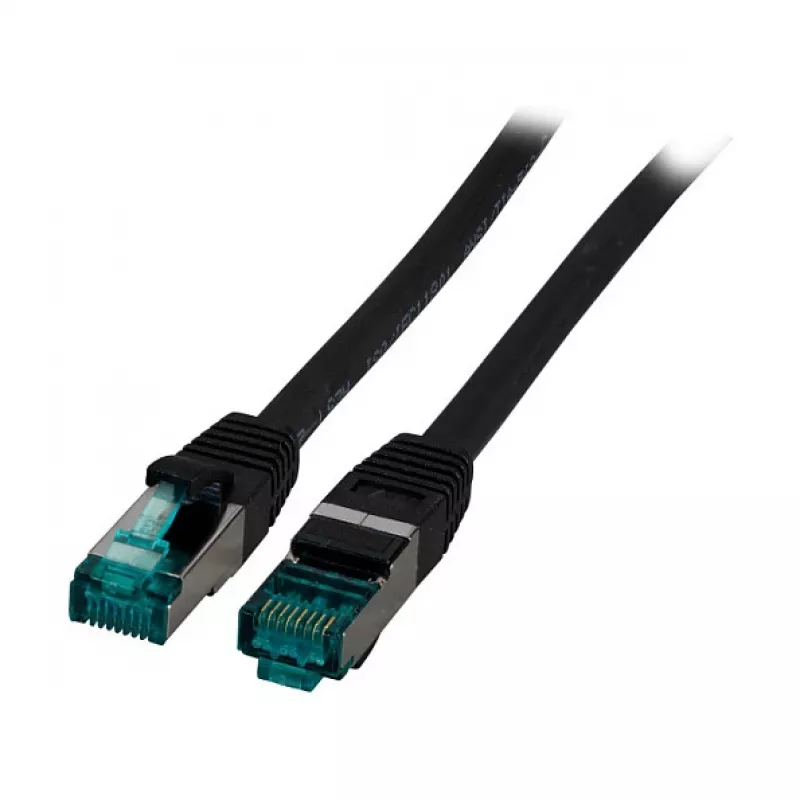 EFB-Elektronik RJ45 jungiamasis kabelis Cat.6A S/FTP LSZH juodas 5m (MK6001.5B)
