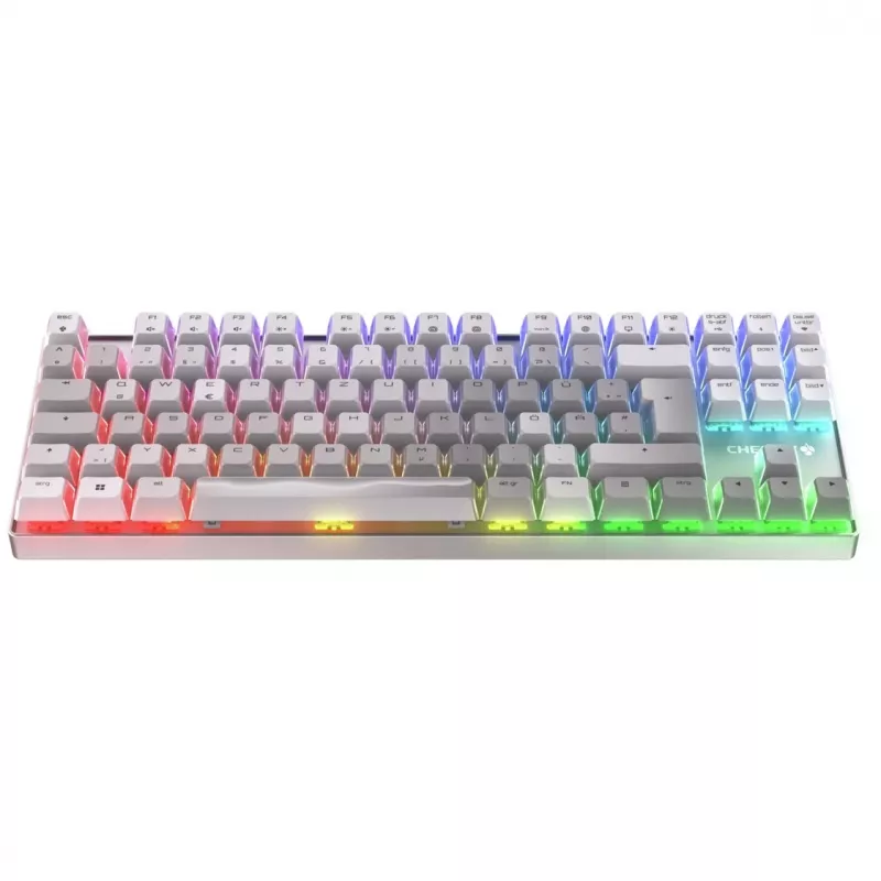 CHERRY XTRFY CHERRY MX 8.2 XAGA TKL WL RGB WHITE belaidė mechaninė klaviatūra