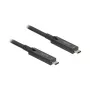 DeLOCK USB 3.2 Gen 2 aktyvus optinis USB-C laidas 5 m, juodas 84255