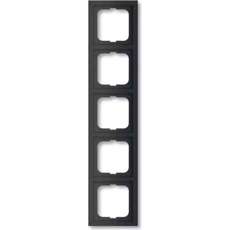 Busch-Jaeger 1754-0-4423. Produktfarbe: Schwarz, Markenkompatibilität: Busch-Jaeger. Breite: 80 mm, Höhe: 364 mm, Dicke: 1,1 cm (2CKA001754A4423)
