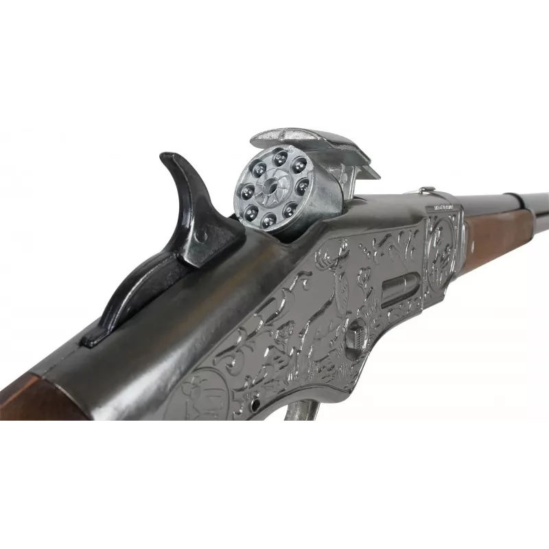 Metalinis žaislinis šautuvas Pulio modelis 15593/0 – 8 šovinių talpa