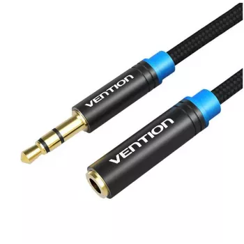 Garso ilgintuvas Vention 3.5 mm lizdas–kištukas VAB-B06-B500-M 5 m juodas