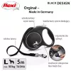 Flexi Black Design L 5 m šunų ištraukiamas pavadėlis